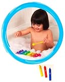 XYLOPHONE BATH TOY - Floats & Sticks + 3 Bath Crayons - Water Play Music & Drawing Toys