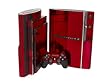 PlayStation 3 Skin (PS3) - NEW - RED CHROME MIRROR system skins faceplate decal mod