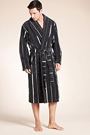 Luxury Pure Cotton Shawl Collar Dressing Gown