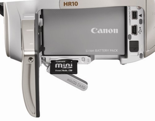 Canon HR10 AVCHD 3.1MP High Definition DVD Camcorder with 10x Optical Image Stabilized Zoom under High Definition in The Electronics Store