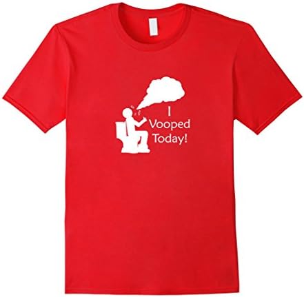 Men's I Vooped! Vaping T Shirt Medium Red