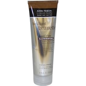 Brilliant Brunette Illuminating Conditioner By John Frieda for Unisex Conditioner, 8.45 Ounce