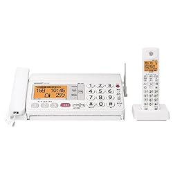 シャープ FAX fappy ホワイト系 UX-310CL-W