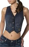Baby Phat - Ice Water Crop Denim Vest by Baby Phat