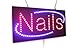 Nails Sign, Super Bright High Quality LED Open Sign, Store Sign, Business Sign, Windows Sign