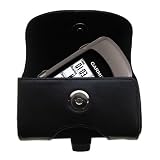 Horizontal Leather Case with Belt Clip/Loop for the Garmin Edge