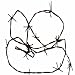 Stacheldraht-Imitation, 200 cm -Halloween-Deko-