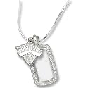 Logoart New York Knicks Team Logo Charm & Mini Dog Tag Necklace