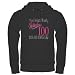 100th Birthday Gift Hoodie (dark)