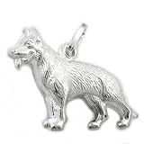 Anhänger, Schäferhund, Silber 925