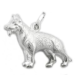 Anh�nger, Sch�ferhund, Silber 925