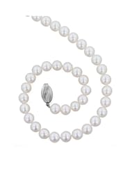 Honora 14K 7.5+MM White Freshwater Cultured Pearl 16" Necklace