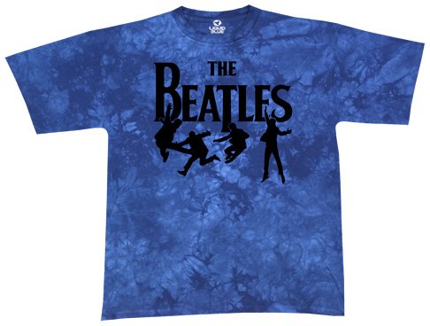 Liquid Blue Men's Beatles Free Fall Short Sleeve Tee