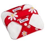 Fuzzi Bunz Comfort Pad Liner, Red Dasiy, 3 Pack by FuzziBunz