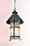 Camelot Natural Bronze Hanging Patio Lantern