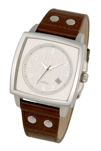 Ben Sherman R295.03BS Gents Analogue Silver Dial Brown Leather Strap Watch