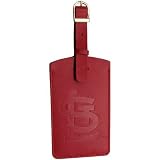 MLB St. Louis Cardinals Red Leather Embossed Logo Bag Tag
