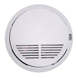 Photoelectric Cordless Smoke Alarm Detector for Safety Detecting Smoke in House Hotel Restaurant Office Building School Bank Library Computer House Storehouse