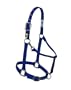 Weaver Adjust Chin/Throat Snap Nylon Halter Blue Weanling (35-1232)