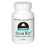 Source Naturals Sugar Ban Gymnema Sylvestre Comp, 75 Tablets 41NP2DTXEQL. SL160 Source Naturals Sugar Ban Gymnema Sylvestre Comp, 75 Tablets