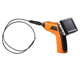 Wireless Waterproof Snake Plumbing Sewer Inspection Camera with 3.5" TFT-LCD palm Color removeable LCD Monitor Borescope Endoscope (4.5mm LED lens)