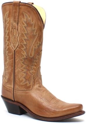 Old West Women's Distressed Leather Cowgirl Boot Snip Toe
