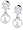 Amor Damen-Ohrstecker Silber 925 216487