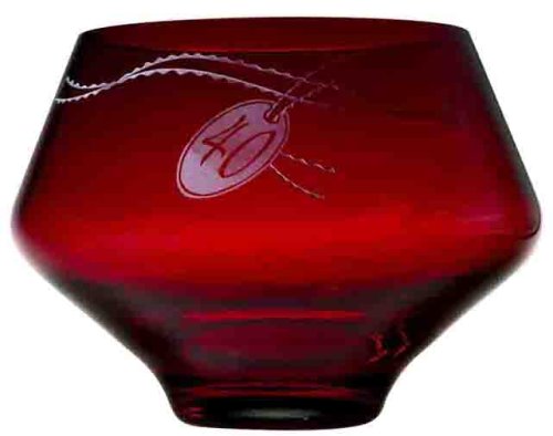 Dartington Celebrate Deep Bowl Ruby 40