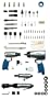 DeVilbiss ETK20 Ex-Cell 72-Piece Pnuematic Tool Kit