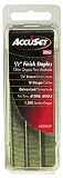 AccuSet A800509 1 2-Inch Length 1 4-Inch Crown 18 Gauge Galvanized Staple