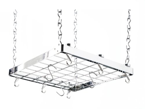 Hahn Ceiling Rack Square Chrome