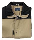Port Authority - Casual Microfiber Mountain Parka British Khaki/Black-XS