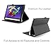 Lenovo Yoga Tablet 2 8 inch Case Cover, FYY Premium Detachable Leather Case Stand Cover with Velcro Hand Strap and Card Slots for Lenovo Yoga Tablet 2 8 Inch Black (With Auto Wake/Sleep Feature)