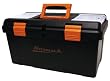 HOMAK BK00122006 23-Inch Black Plastic Tool Box