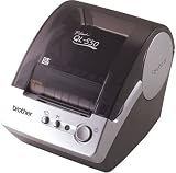 Brother P-Touch QL-550 - Label printer - B/W - direct thermal - Roll (6.2 cm) - 300 dpi - up to 90 mm/sec - capacity: 1 rolls - USB