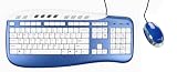 Saitek USB Keyboard & Mouse Combo - Blue
