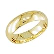Womens 14K Yellow Gold Comfort-Fit 5mm Simple Wedding Band