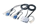 バッファロー PC自動切替機 USB対応 2台用 オーディオ端子付 BKVM-U2A01