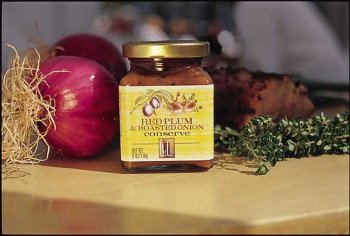 Red Plum and Roasted Onion Conserve by Restaurant LuLu Gourmet Products