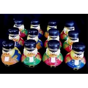 One Dozen (12) NUTCRACKER Rubber Duck Party Favors by