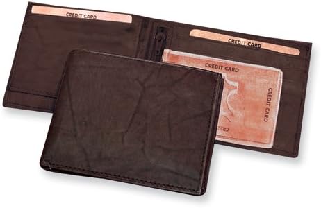 Brown Leather Slimfold Wallet