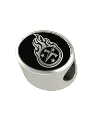 Tennessee Titans NFL Jewelry and Bead Fits Most European Style Bracelets. High Quality Bead in Stock for Immediate Shipping