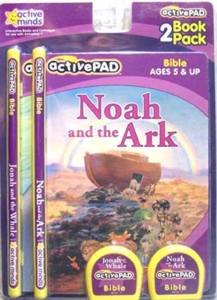 2 Active Pad Book & Cartridge Sets - Noah and Jonah Stories