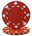 Brybelly 50 Suited 11.5 Gram Poker Chips (Red)