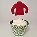 Ugly Sweater Christmas Cupcake Toppers, Set of 12