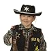 Schwarzer Cowboyhut Westernhut schwarz Cowboy Kinder