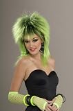 80s Lime Shock Wig Adult Halloween Costume Accessory [Apparel]