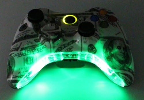 Xbox 360 Wireless bumper Lighted Money Controller
