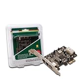 DIGITUS PCIe Combo Karte Firewire  2xFW800 1394b 1xFW400 1394a Chipsatz TI XIO2213B