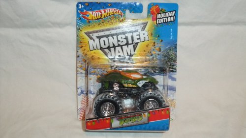  HOT WHEELS MONSTER JAM HOLIDAY EDITION TEENAGE MUTANT NINJA TURTLES DIE-CAST TRUCK, TMNT MONSTER JAM
